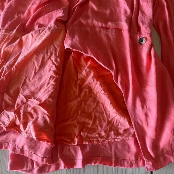 Free People Simone Blazer Wrap Dress in Pink - Size M - Picture 9 of 9